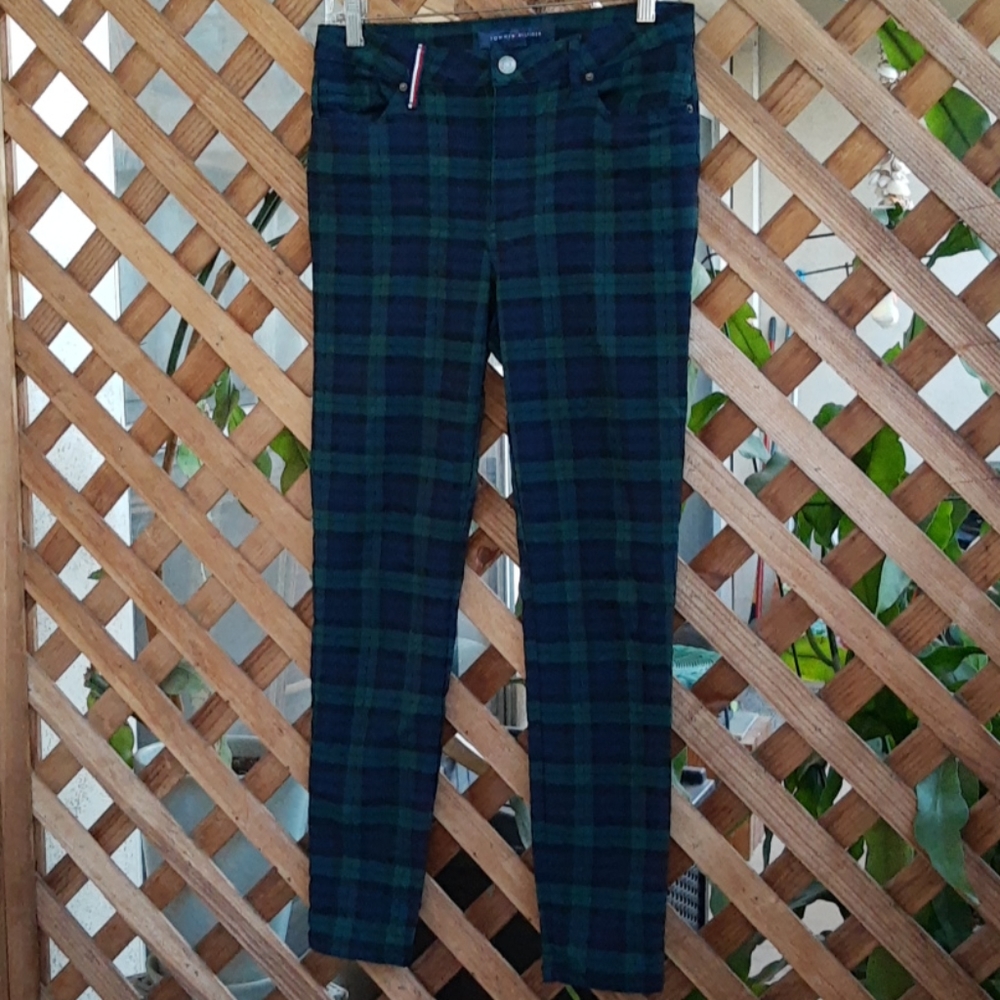 Tommy Hilfiger Blackwatch Tartan Jeans Size 4